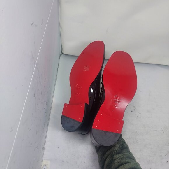 Christian Louboutin MENS Chambeliss Patent Leather Derby Shoe - Picture 2 of 12